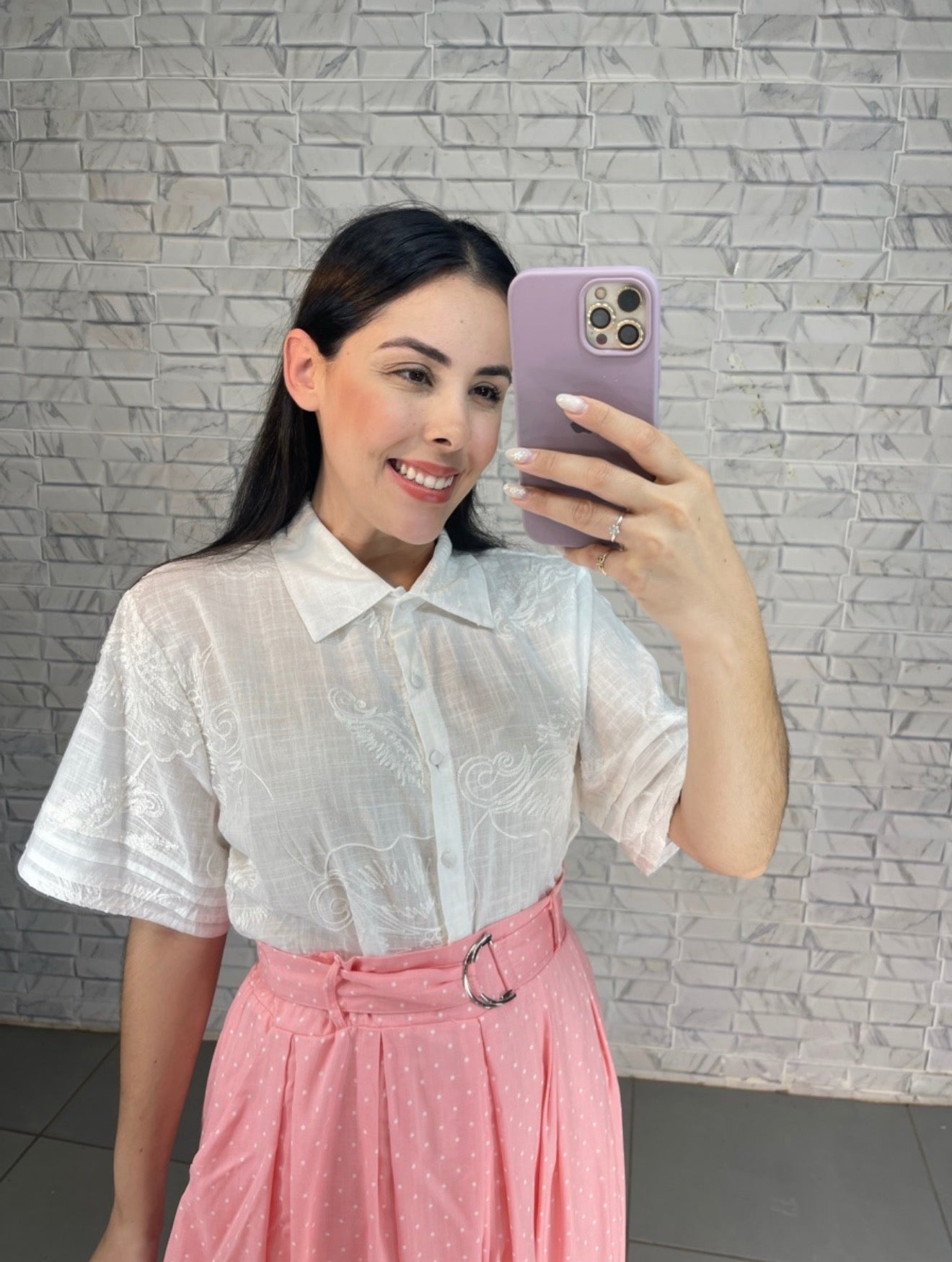 Camisa Adoração Branca Pluss Size