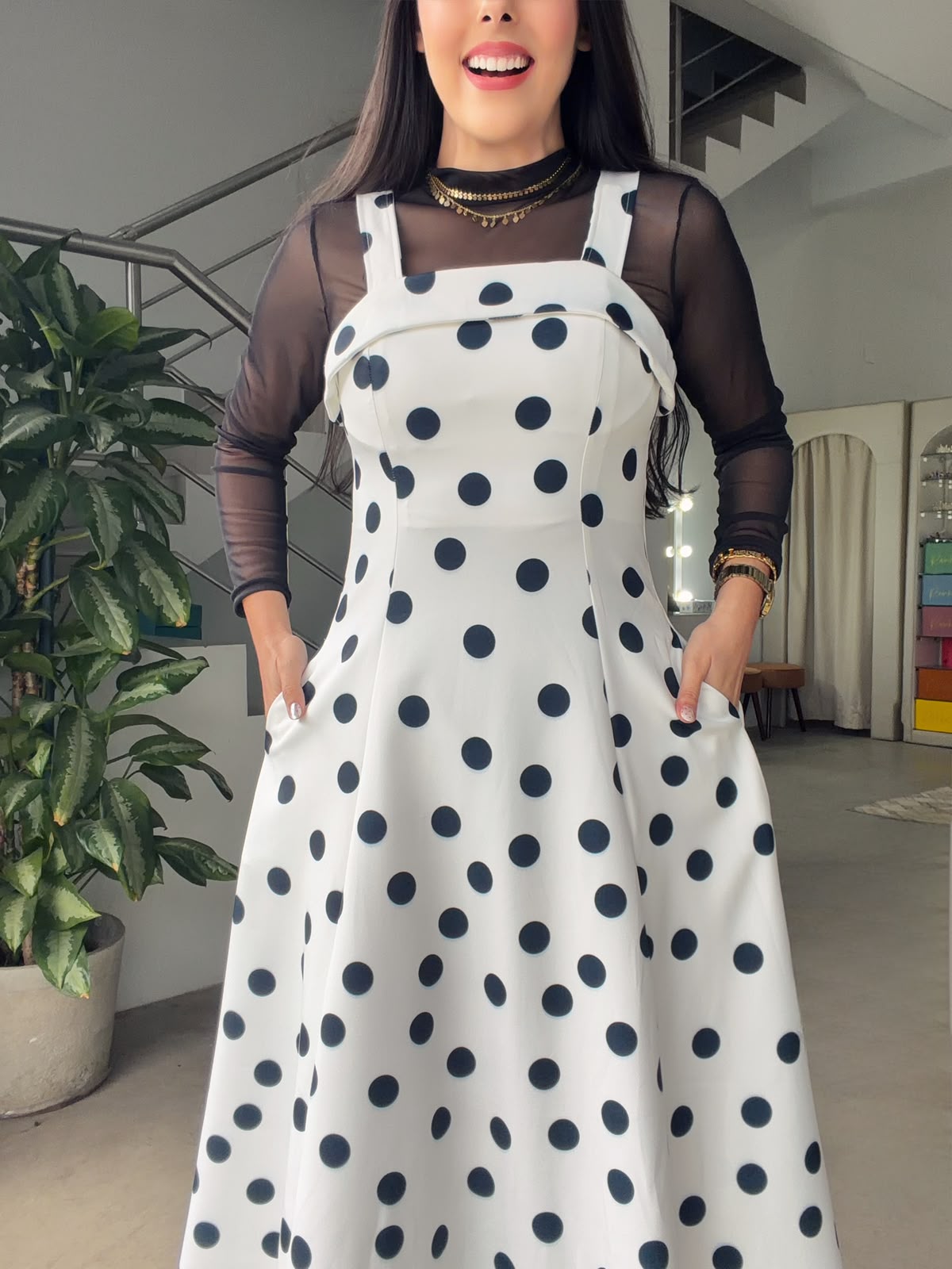 Vestido Diamante Negro