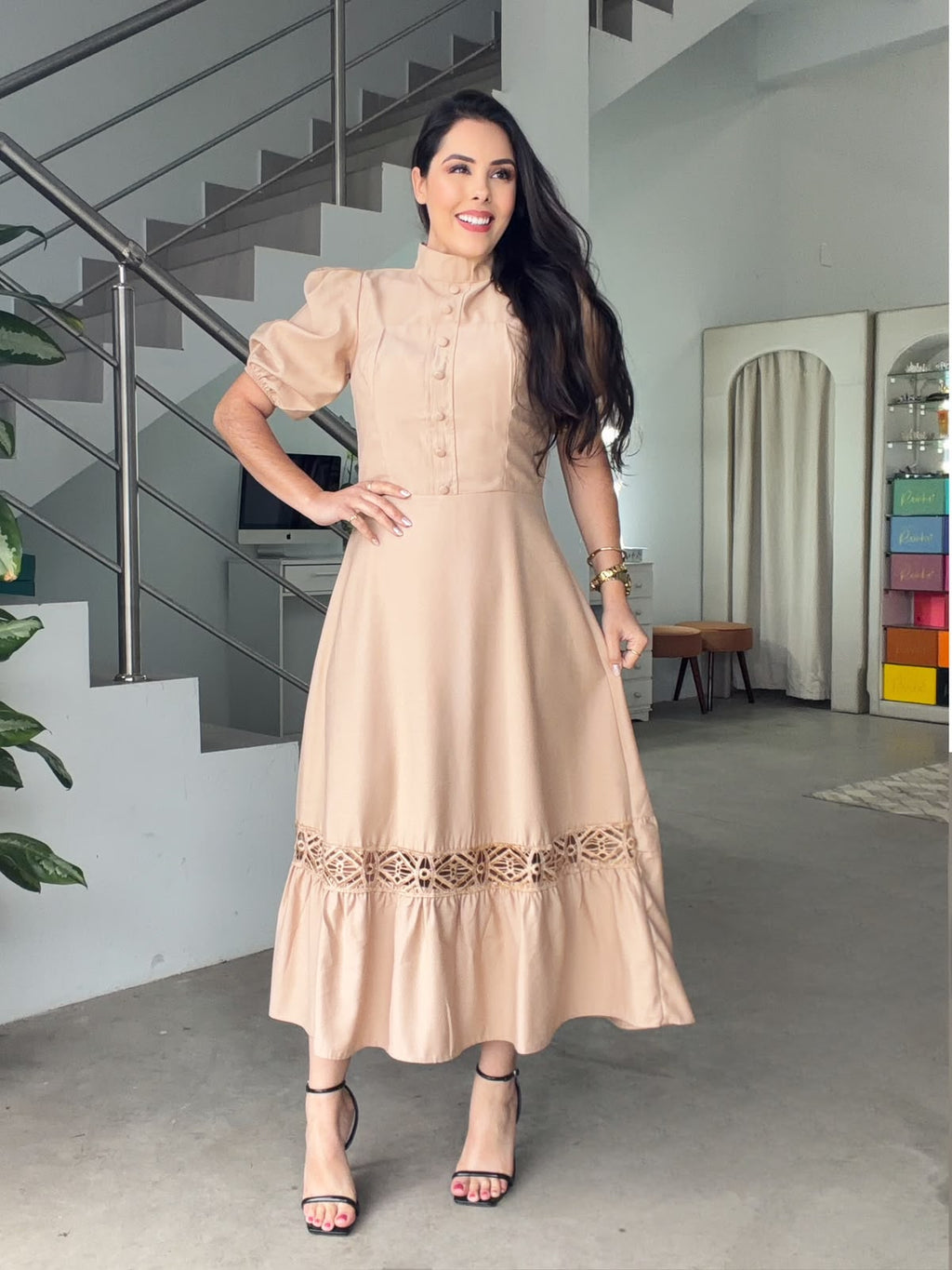 Vestido Topázio Imperial