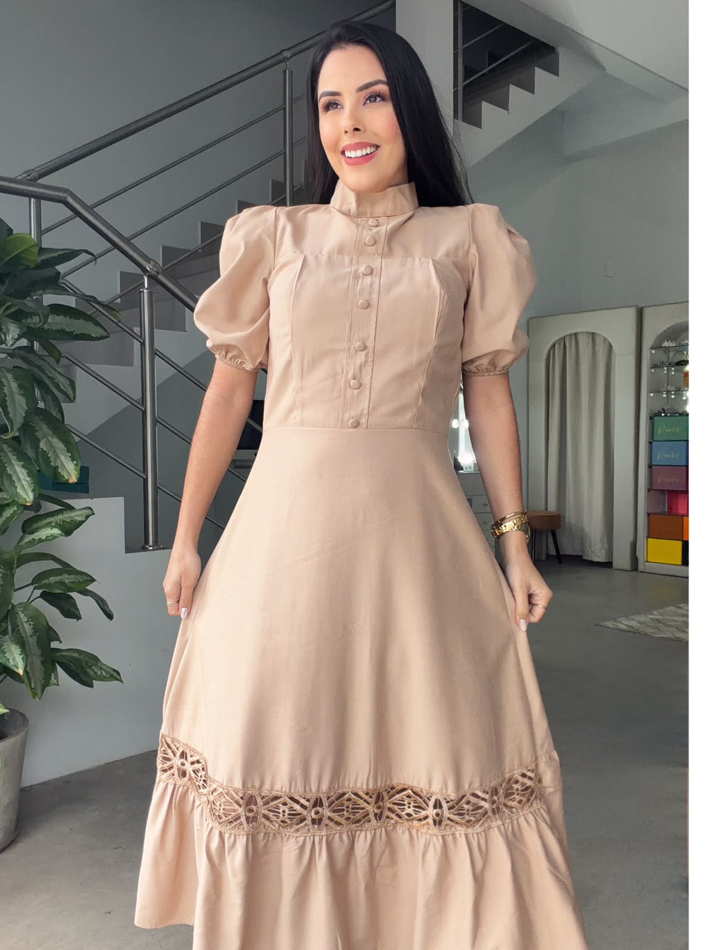 Vestido Topázio Imperial