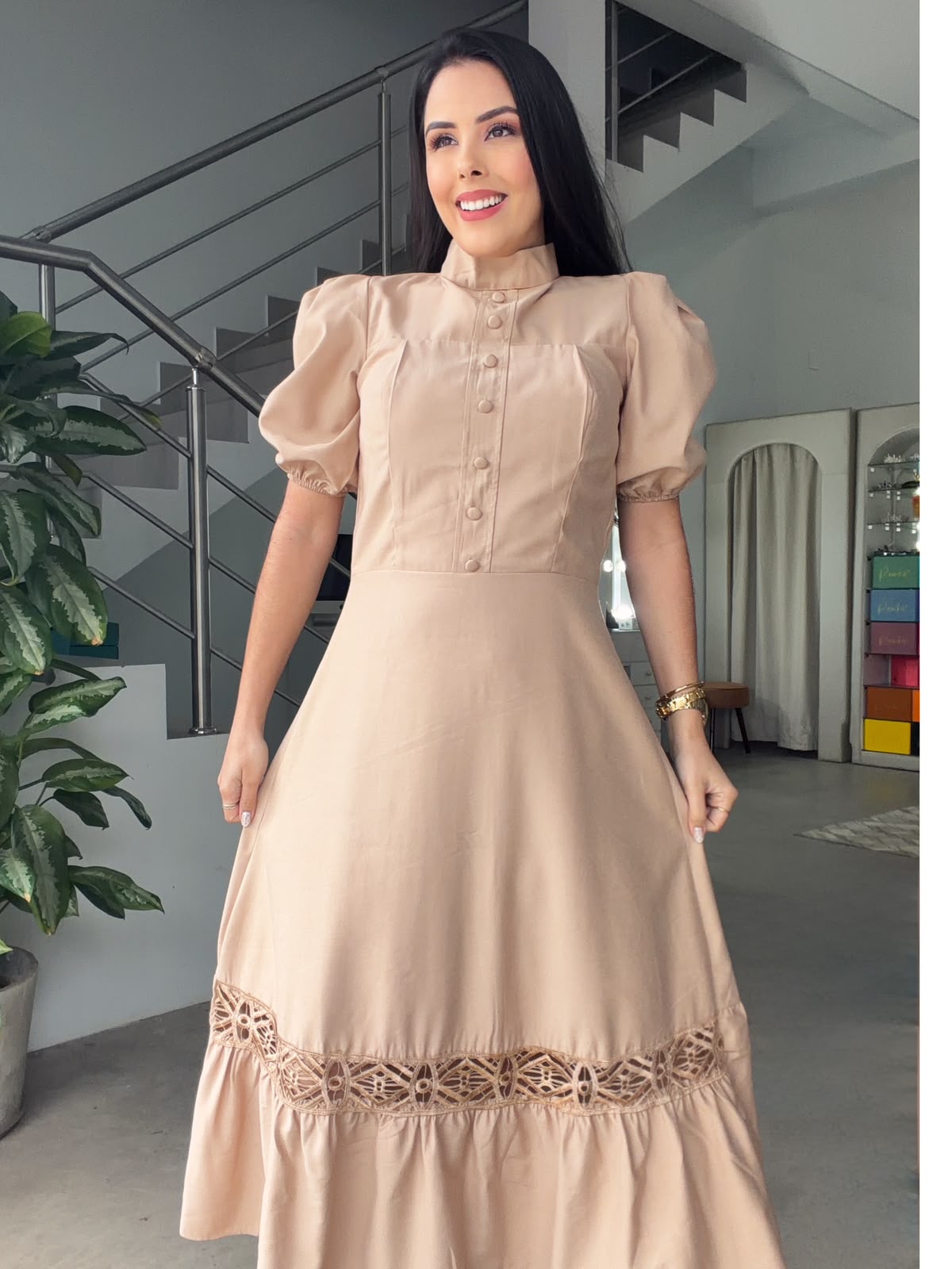 Vestido Topázio Imperial