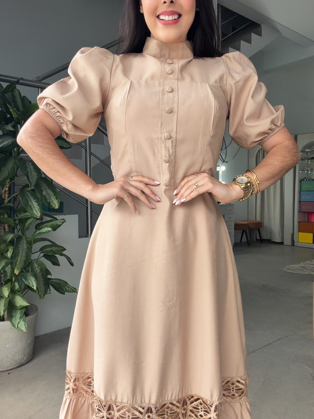 Vestido Topázio Imperial