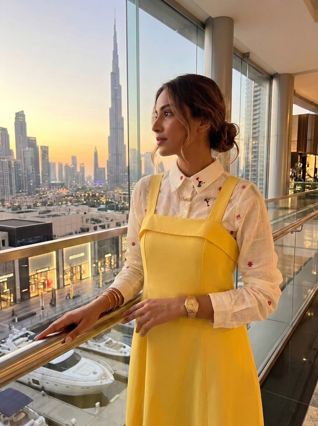 Vestido Diamante Amarelo
