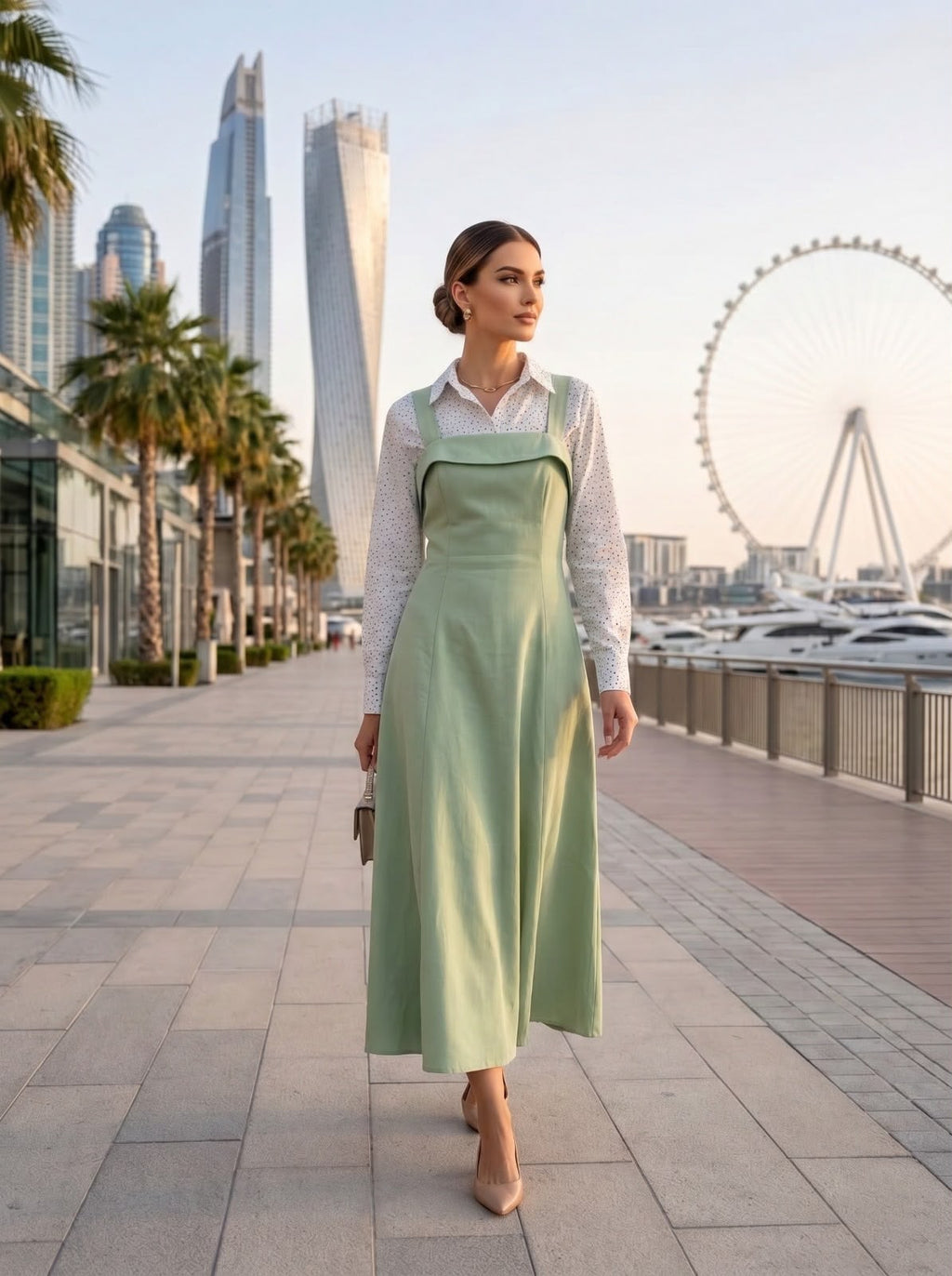 Vestido Diamante Verde