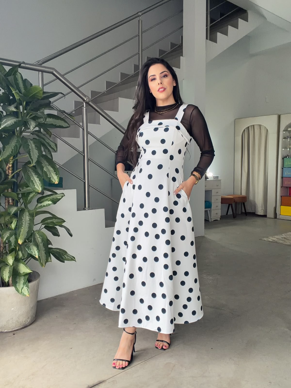 Vestido Diamante Negro