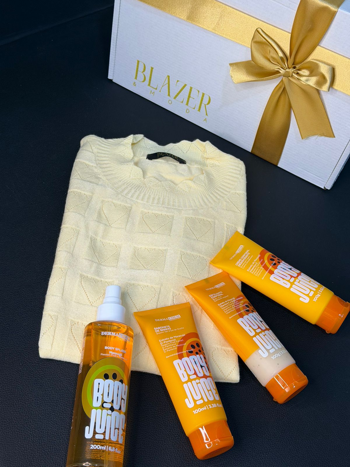 Kit Maracujá + Blusa Refúgio Amarela